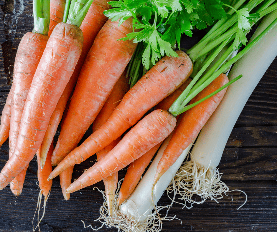 carrots and leeks are great for companion planting