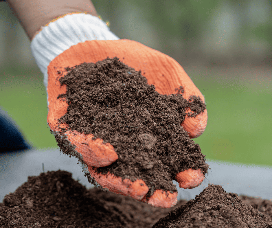 block mix from organic compost